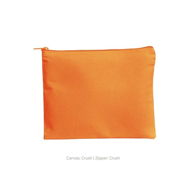 Dollface Color Cotton Canvas Cosmetic Bag