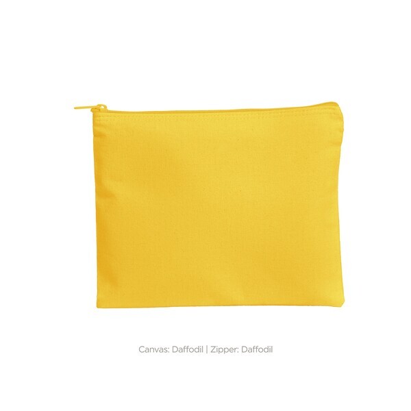 Dollface Color Cotton Canvas Cosmetic Bag