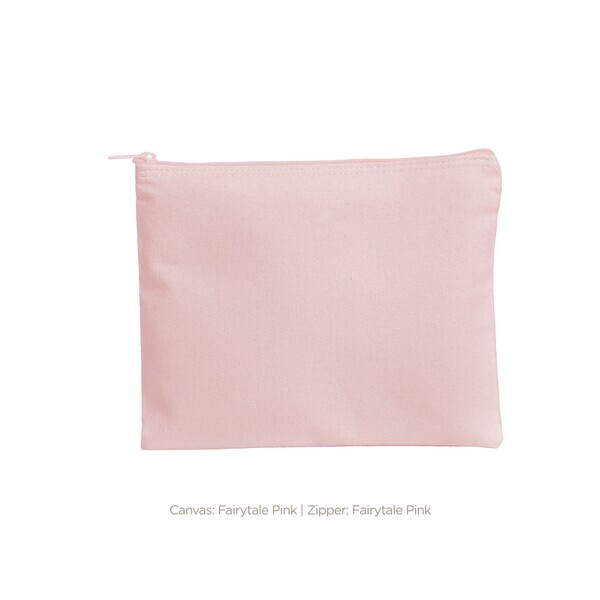 Dollface Color Cotton Canvas Cosmetic Bag