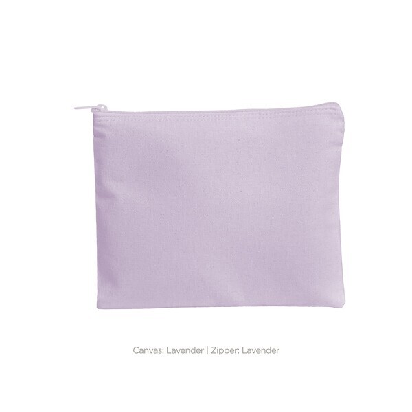 Dollface Color Cotton Canvas Cosmetic Bag