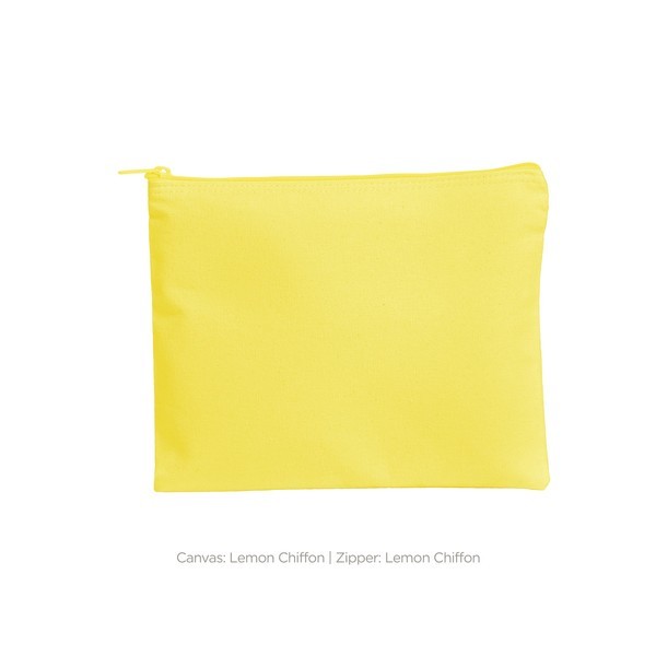 Dollface Color Cotton Canvas Cosmetic Bag