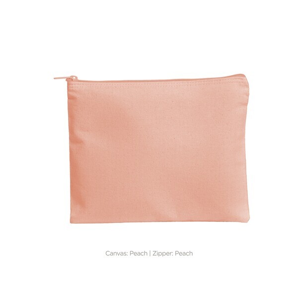 Dollface Color Cotton Canvas Cosmetic Bag