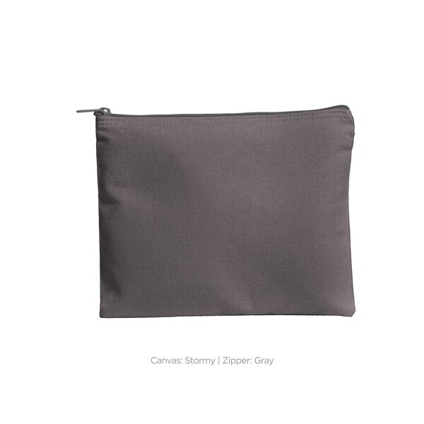 Dollface Color Cotton Canvas Cosmetic Bag