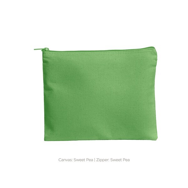 Dollface Color Cotton Canvas Cosmetic Bag