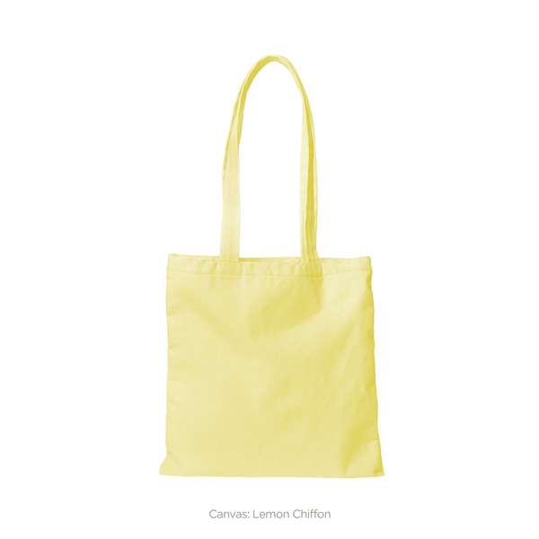 Main Squeeze Color Cotton Canvas Tote