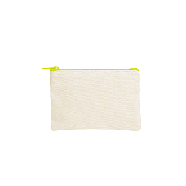 Poptart Cotton Canvas Zippered Pouch