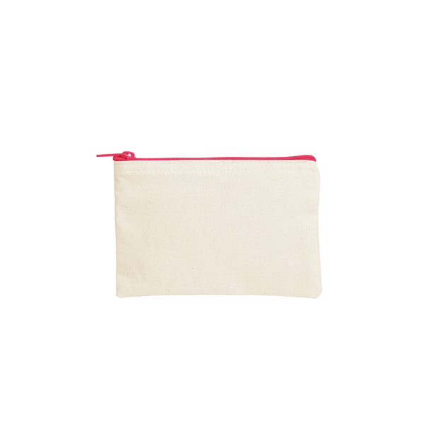 Poptart Cotton Canvas Zippered Pouch