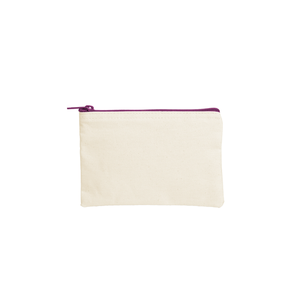 Poptart Cotton Canvas Zippered Pouch