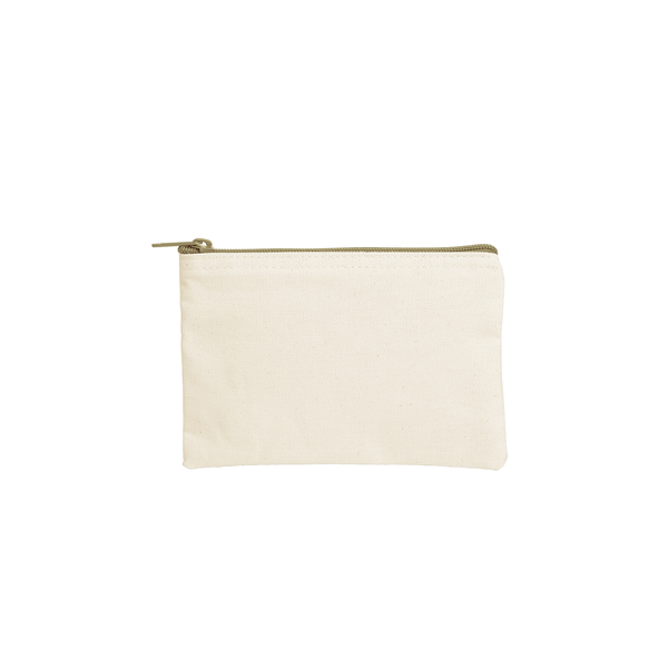 Poptart Cotton Canvas Zippered Pouch