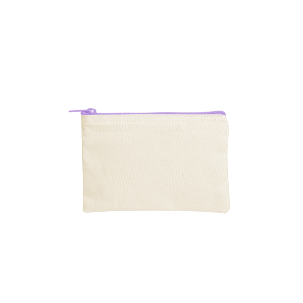 Poptart Cotton Canvas Zippered Pouch