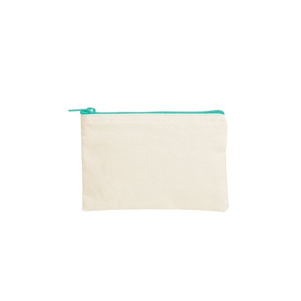 Poptart Cotton Canvas Zippered Pouch