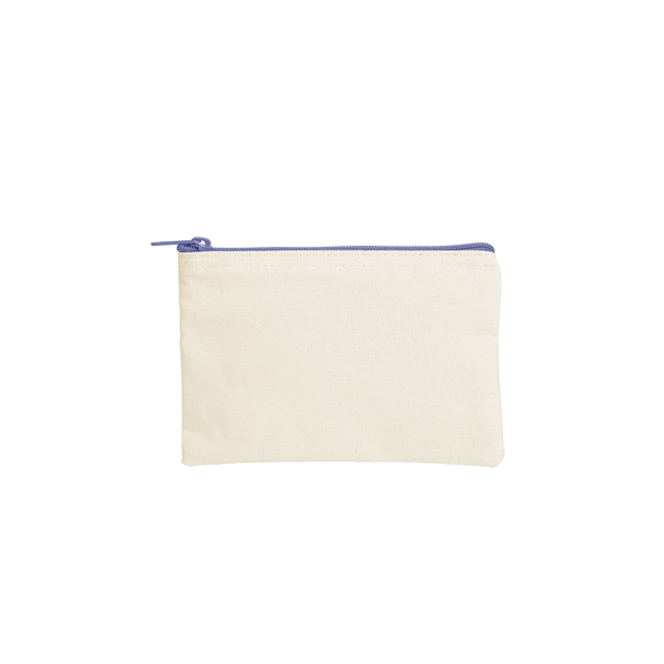 Poptart Cotton Canvas Zippered Pouch