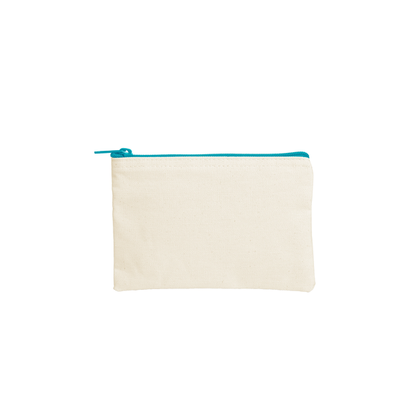 Poptart Cotton Canvas Zippered Pouch