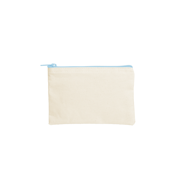 Poptart Cotton Canvas Zippered Pouch