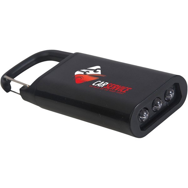 Clip On Pull-Apart 3 LED Flashlight