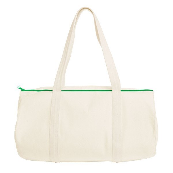Darling Cotton Canvas Duffel Bag, 19"