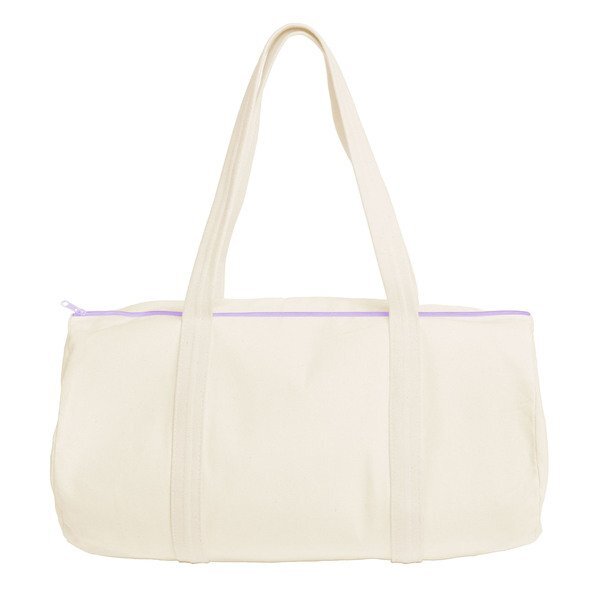 Darling Cotton Canvas Duffel Bag, 19"