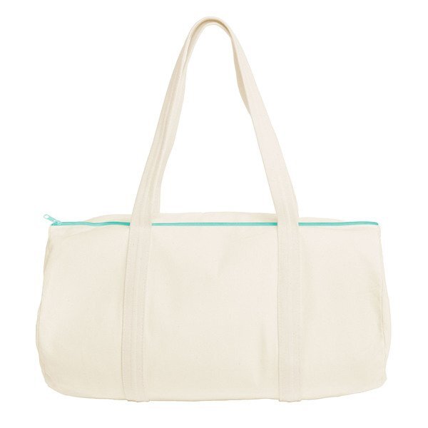 Darling Cotton Canvas Duffel Bag, 19"
