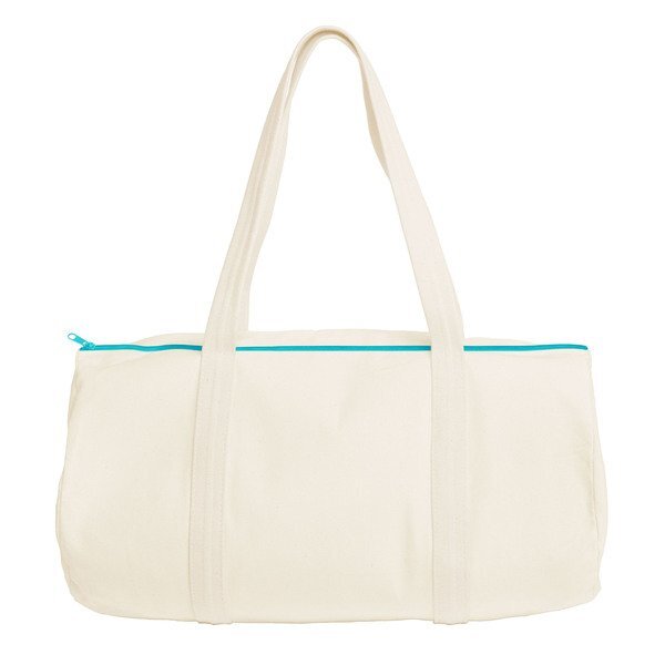 Darling Cotton Canvas Duffel Bag, 19"
