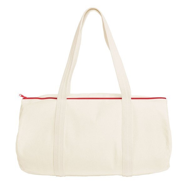 Darling Cotton Canvas Duffel Bag, 19"