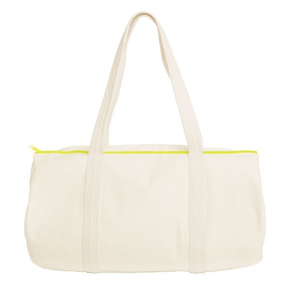 Darling Cotton Canvas Duffel Bag, 19"