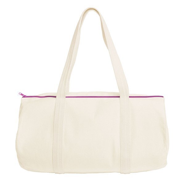 Darling Cotton Canvas Duffel Bag, 19"