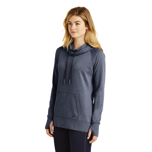 New Era® Tri-Blend Ladies' Fleece Pullover Hoodie