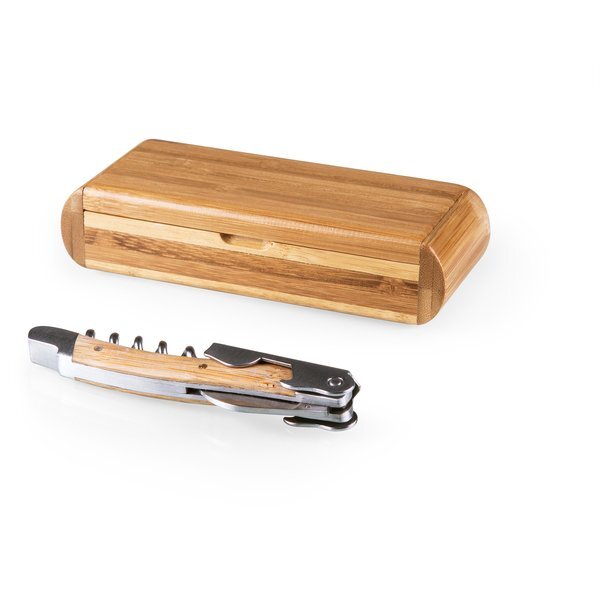 Élan-Cabana Bamboo Corkscrew w/ Case