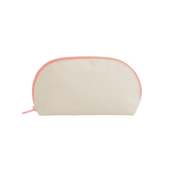 Glam Clam Cotton Canvas Cosmetic Bag