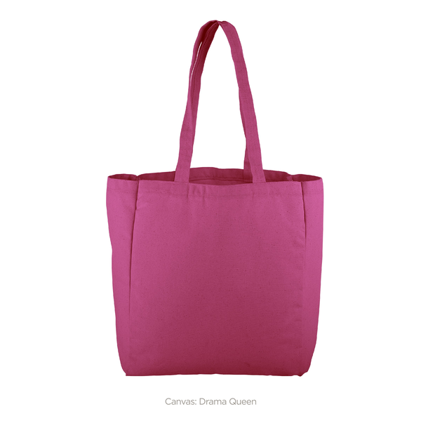 All That Color Cotton Canvas Grocery Tote