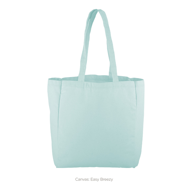 All That Color Cotton Canvas Grocery Tote