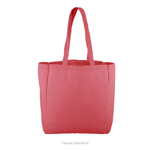 All That Color Cotton Canvas Grocery Tote