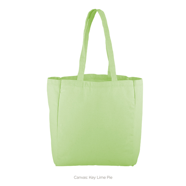 All That Color Cotton Canvas Grocery Tote