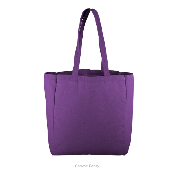 All That Color Cotton Canvas Grocery Tote