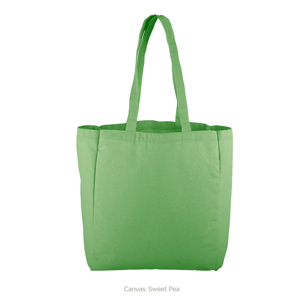 All That Color Cotton Canvas Grocery Tote