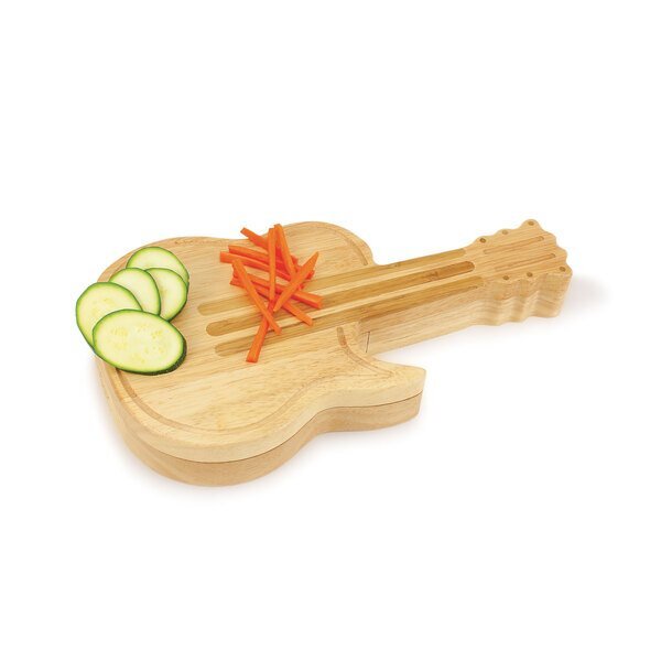 Guitar Cheese Board Set