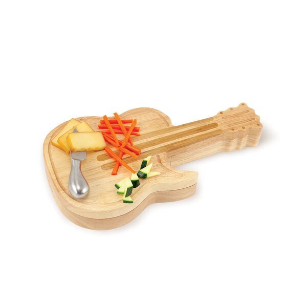 Guitar Cheese Board Set