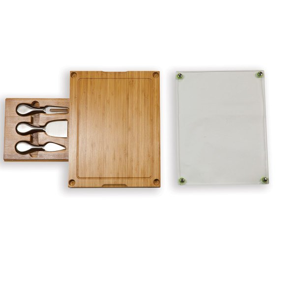 Concerto Glass Top Cutting Board Set