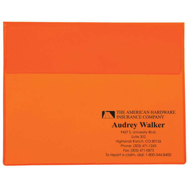 Translucent Flap Portfolio, Letter Size