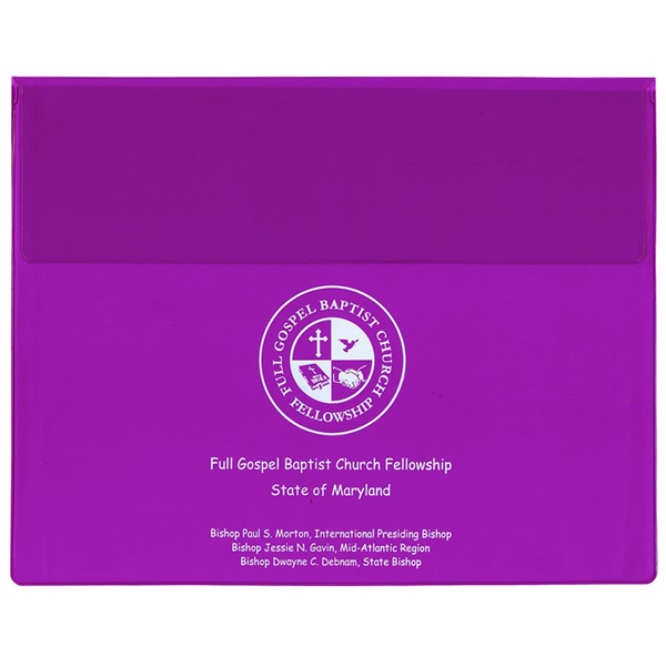 Translucent Flap Portfolio, Letter Size