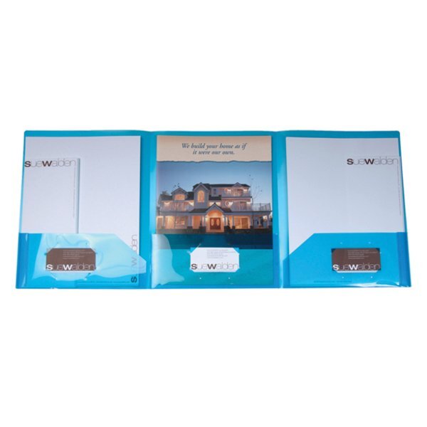 Tri-Pocket Poly Presentation Folder