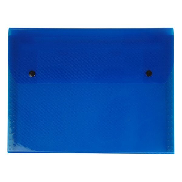 Six Pocket Poly File with Snap Closure