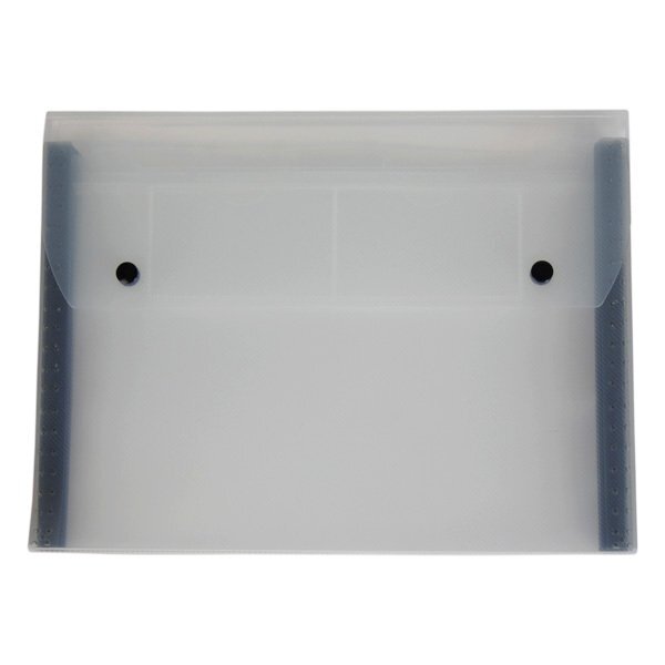 Six Pocket Poly File with Snap Closure