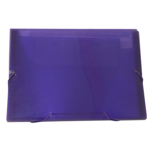 Thirteen Pocket Poly File with Elastic Closure