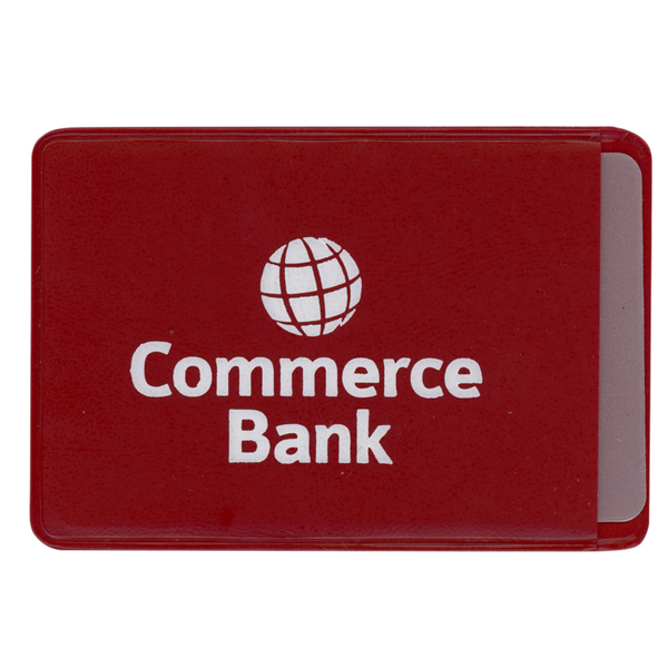 Credit Card Magnifier in a Vinyl Case