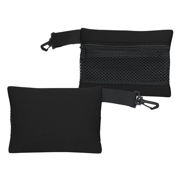 Foam Mesh Travel Bag with Clip