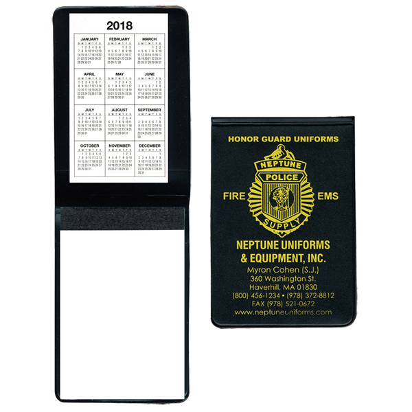 Vinyl Memo Book w/ 2-Year Calendar, 30 Pages, 3" x 4-1/2"