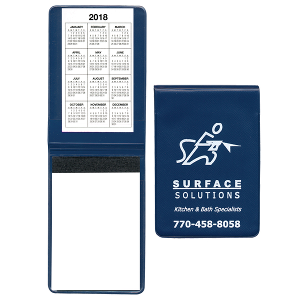 Vinyl Memo Book w/ 2-Year Calendar, 30 Pages, 3" x 4-1/2"