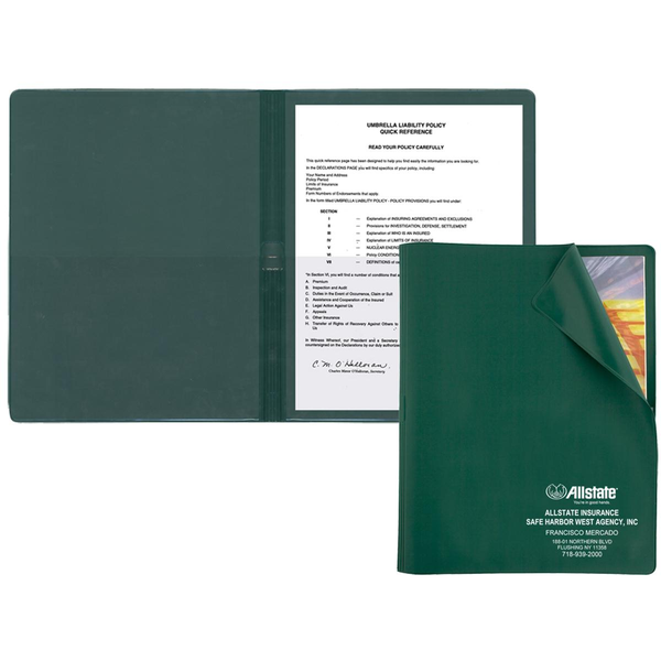 Flexible Vinyl Presentation Folder