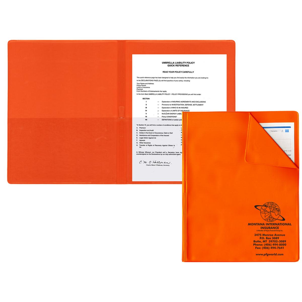 Flexible Vinyl Presentation Folder